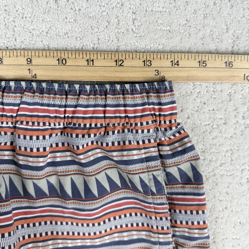 Patagonia Baggies Shorts Womens S Orange Blue Geometric Tribal Print 57043 - Picture 5 of 13
